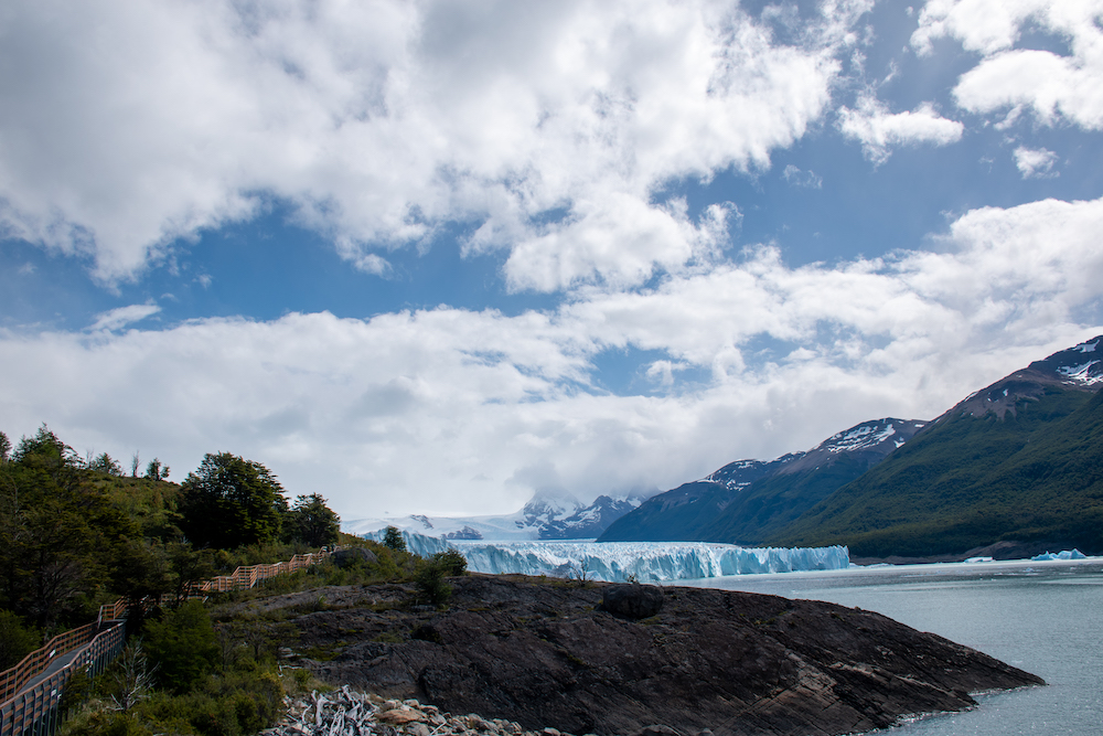 Wandelpad richting Perito Moreno