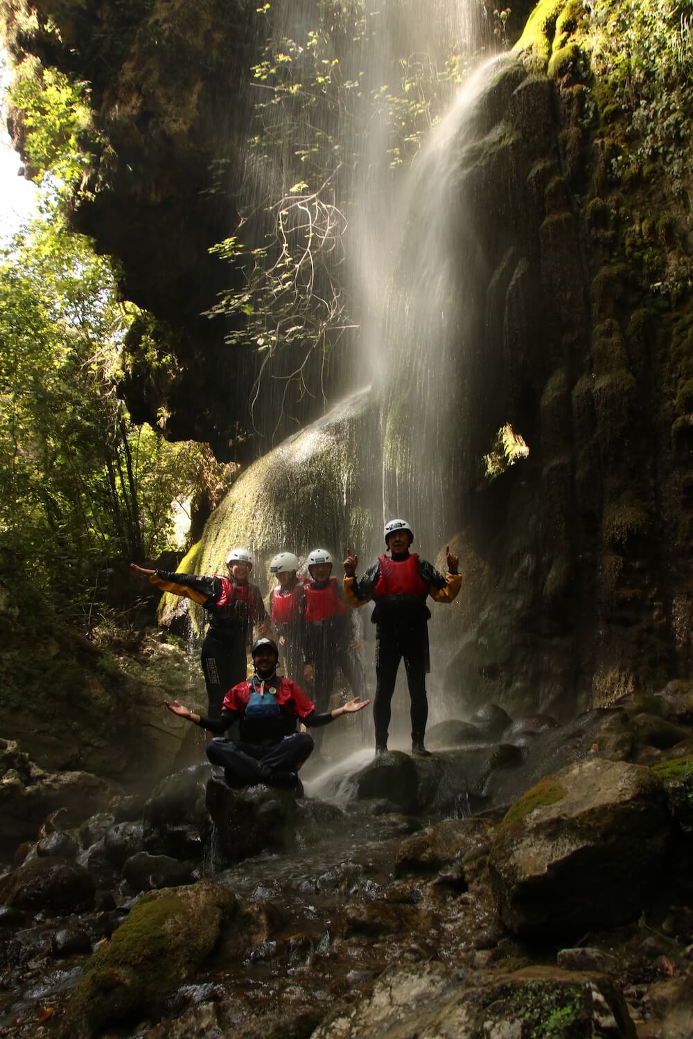 Waterval raften italie