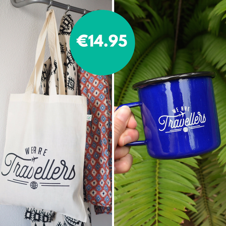 WeAreTravellers tas en mok