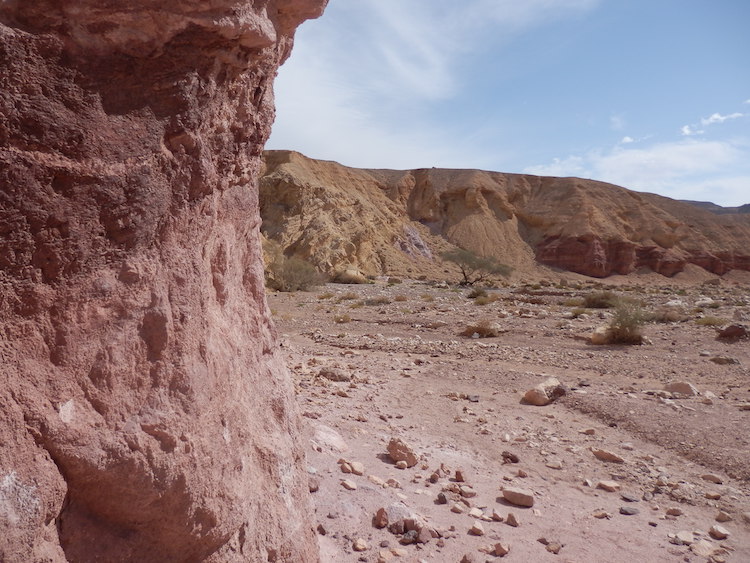 Weg-naar-Red-Canyon-in-eilat