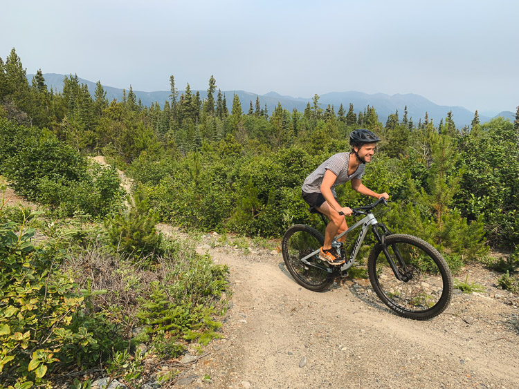 Yukon Canada mountainbiken Carcross