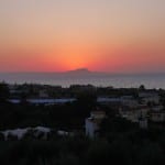 Zonsondergang op Kreta