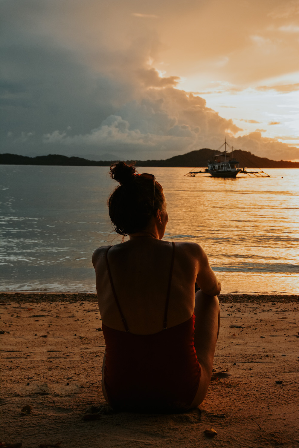 Zonsondergang op Palawan