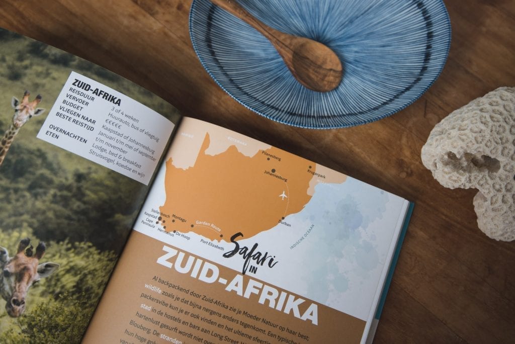 Zuid Afrika tips route boek backpack bestemmingen