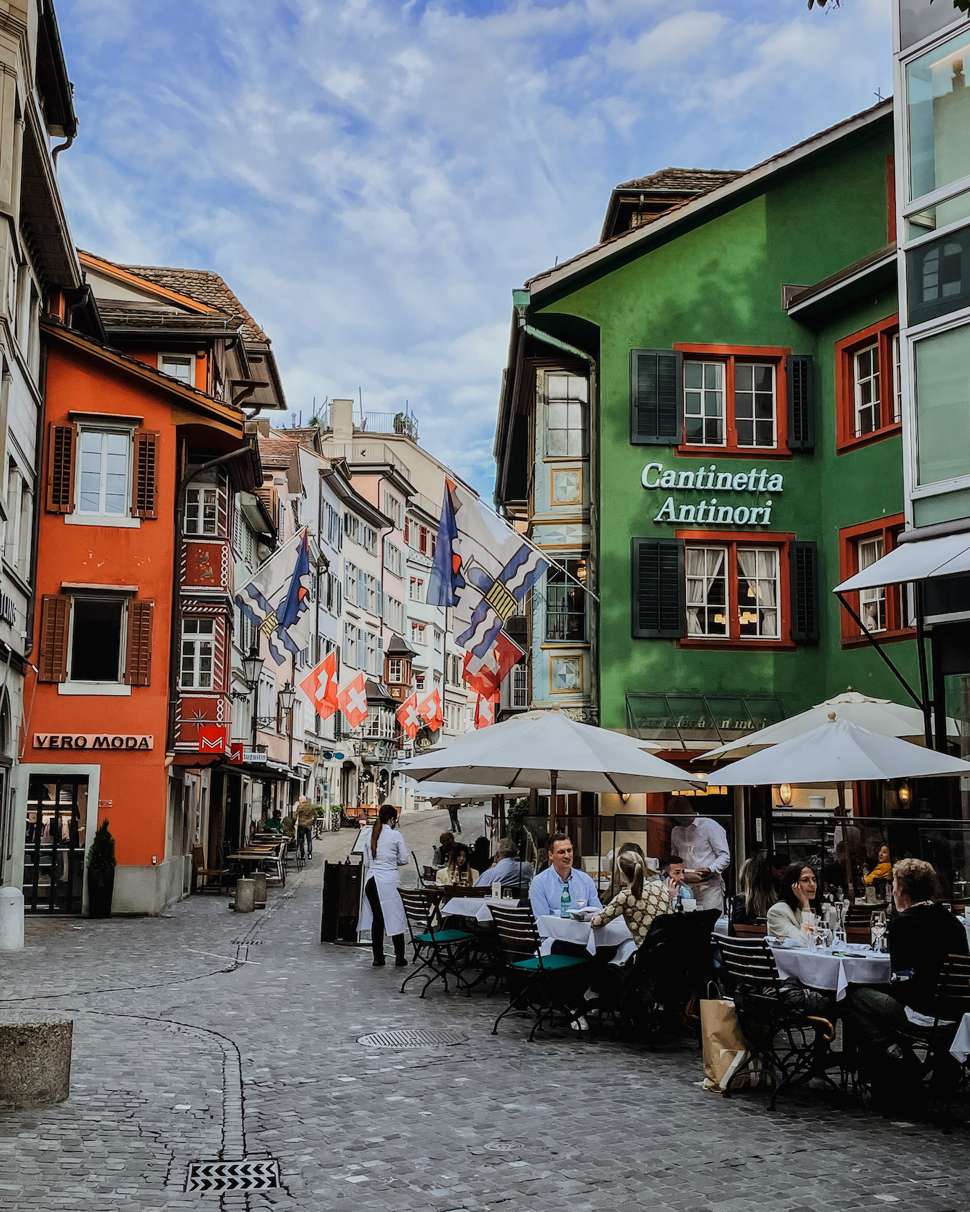 Zurich straatje zwitserland Augustinergasse