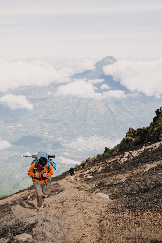 acatenango hike in guatemala