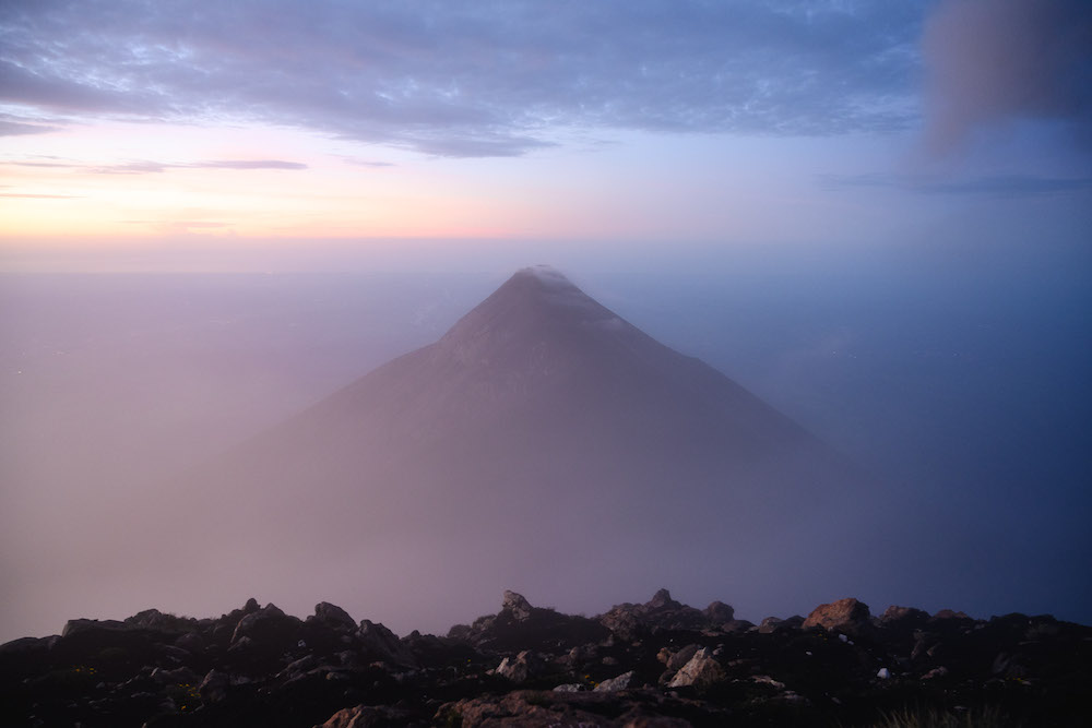 acatenango volcano uitzicht guatemala