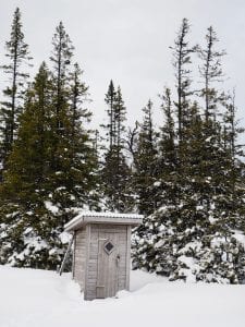 activiteit lapland huskysafari toilet