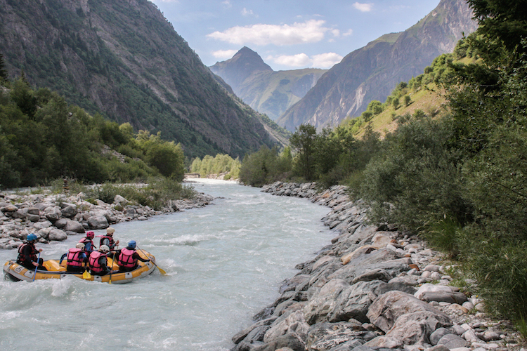 adrenaline avontuur franse alpen Raften 2