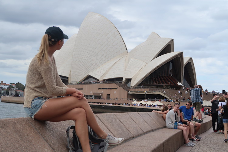 alleen backpacken australie sydney