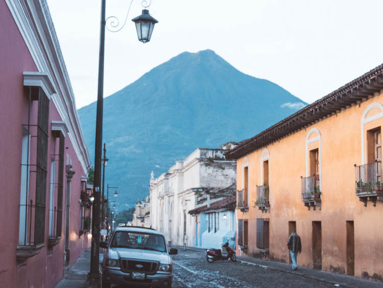 antigua guatemala bergen vulkanen