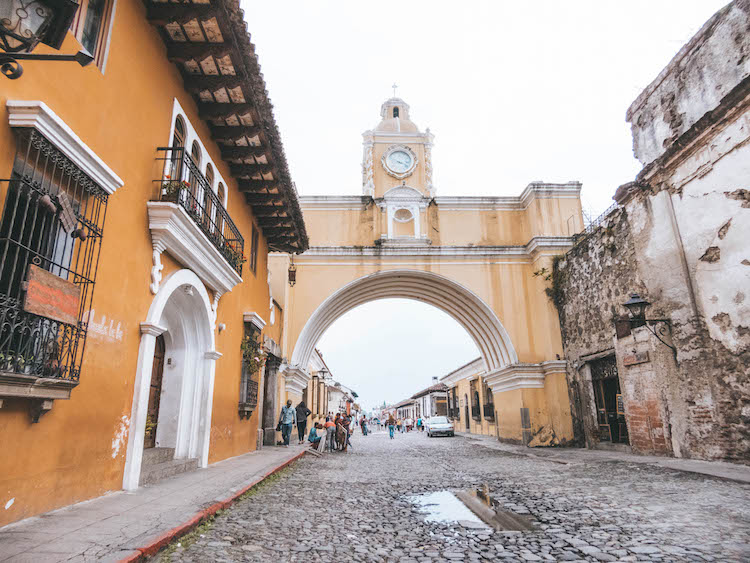 antigua guatemala kenmerkend beeld