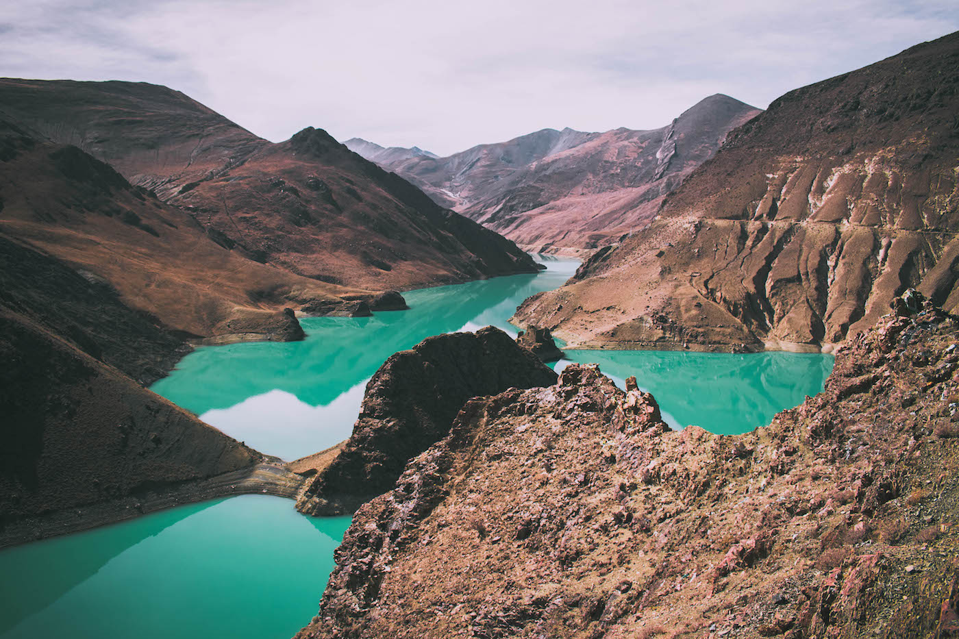 backpacken tibet foto