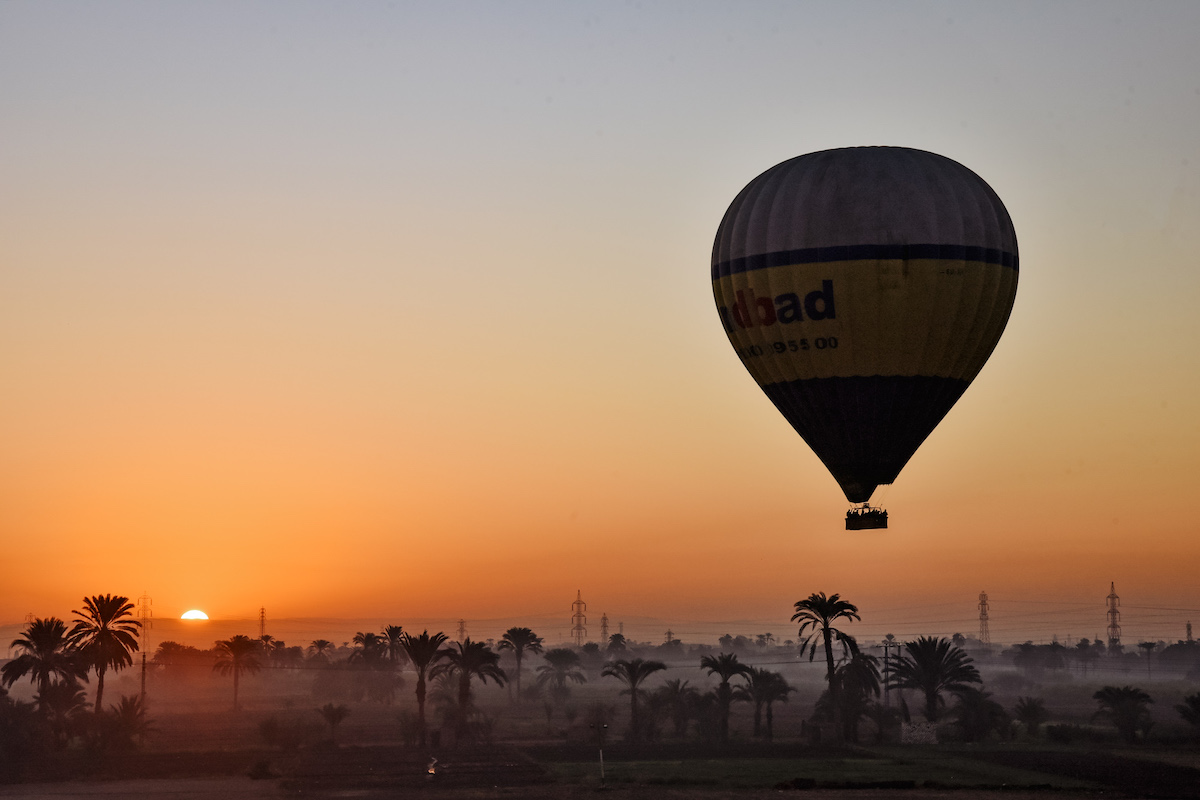 ballonvlucht in egypte