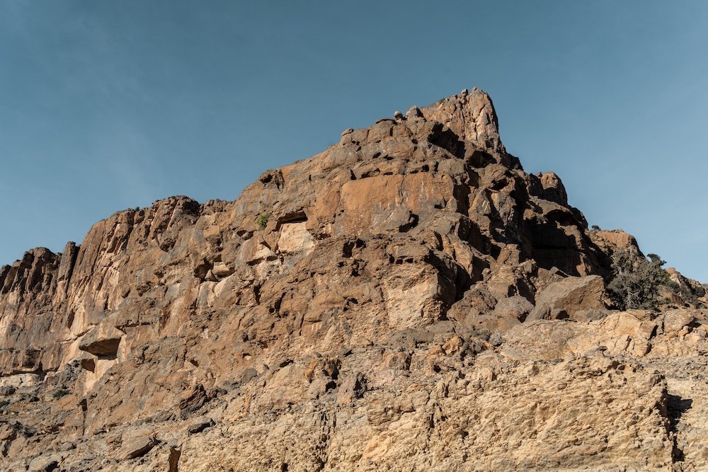 berglandschap Oman, Jebel Shams