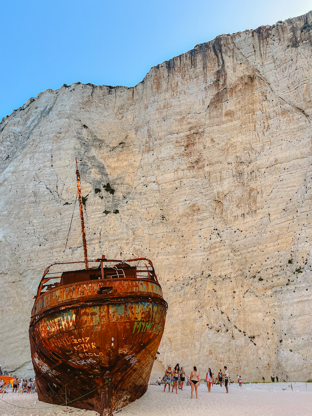 boot huren Zakynthos, shipwreck