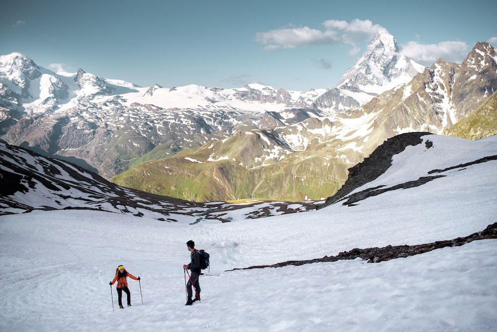 breithorn gemakkelijke 4000ers sneeuw lopen