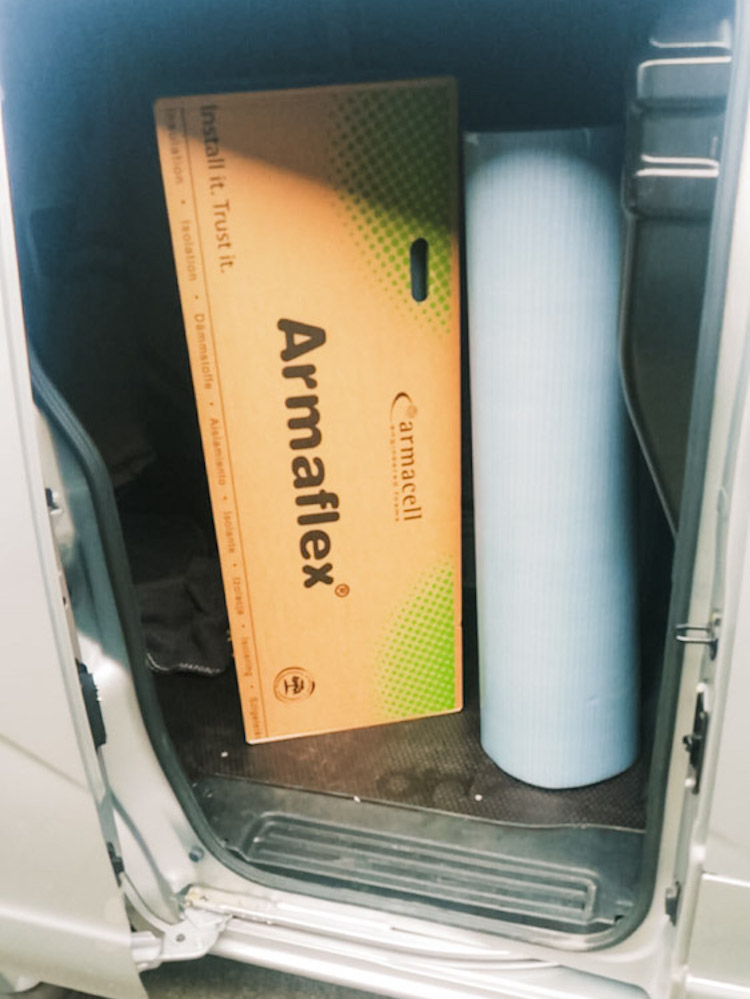 camper isoleren met armaflex