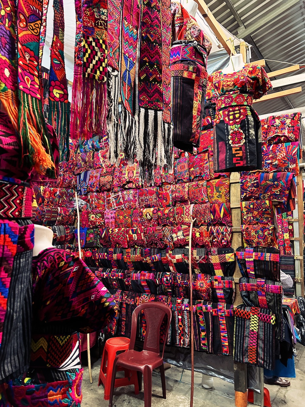 chicimarkt, backpacken Guatemala