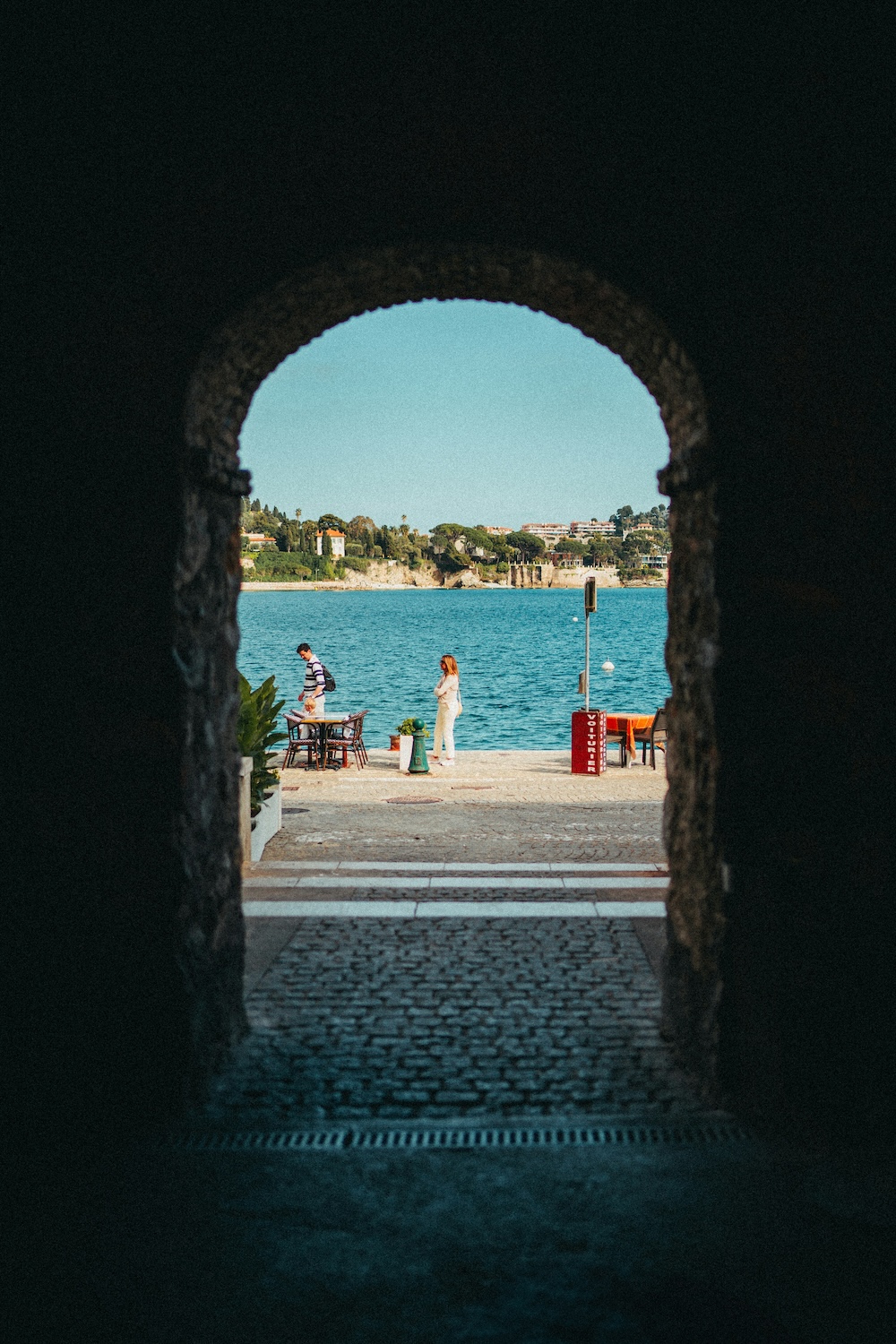 doorkijkje Villefranche-sur-Mer