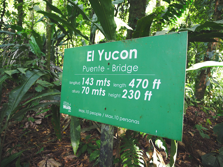 el yucon puente bridge costa rica sky adventures sky walk