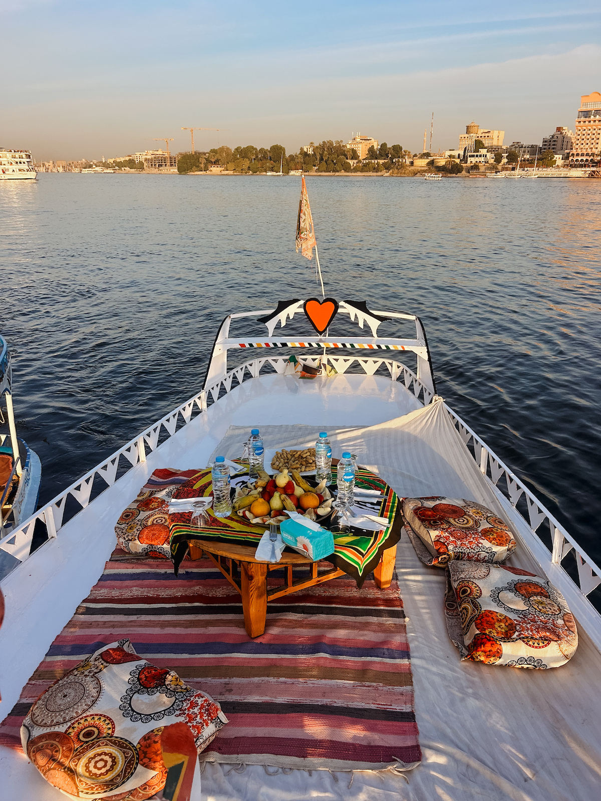 eten in egypte luxor nijl