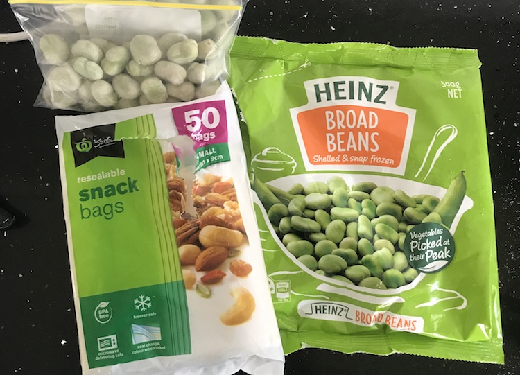 eten meenemen vliegtuig edamame Beans