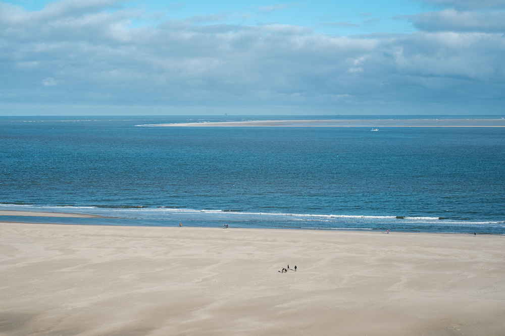 fietsen Texel strand