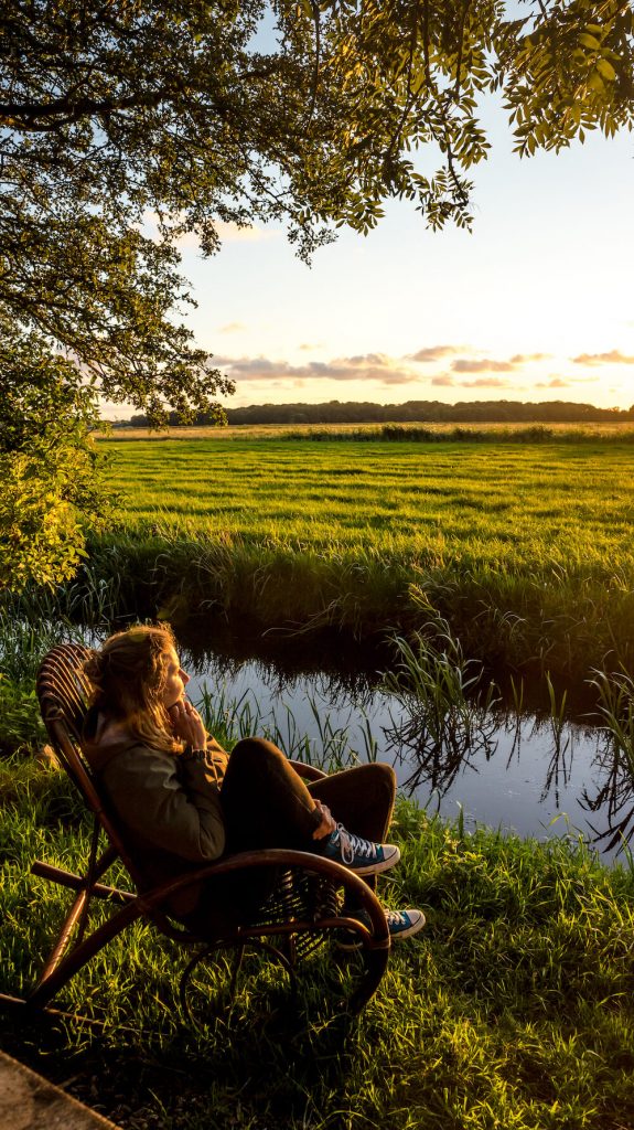 fijn uitzicht pipowagen voorschoten