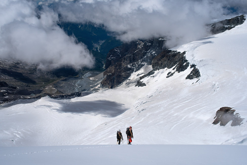 gemakkelijke 4000ers breithorn klim