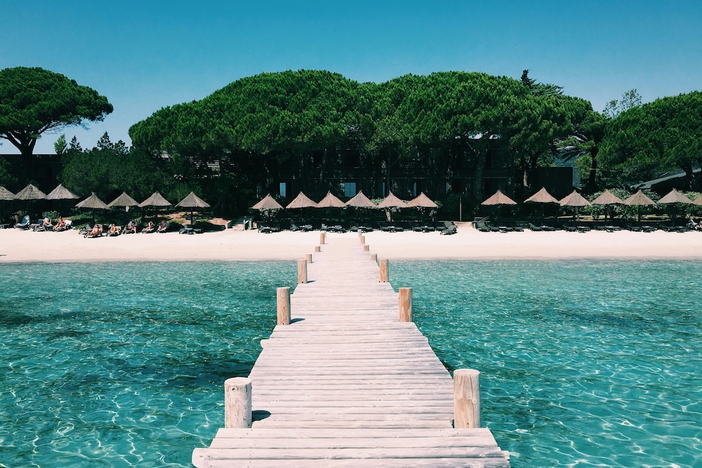 het strand van Porto-Vecchio