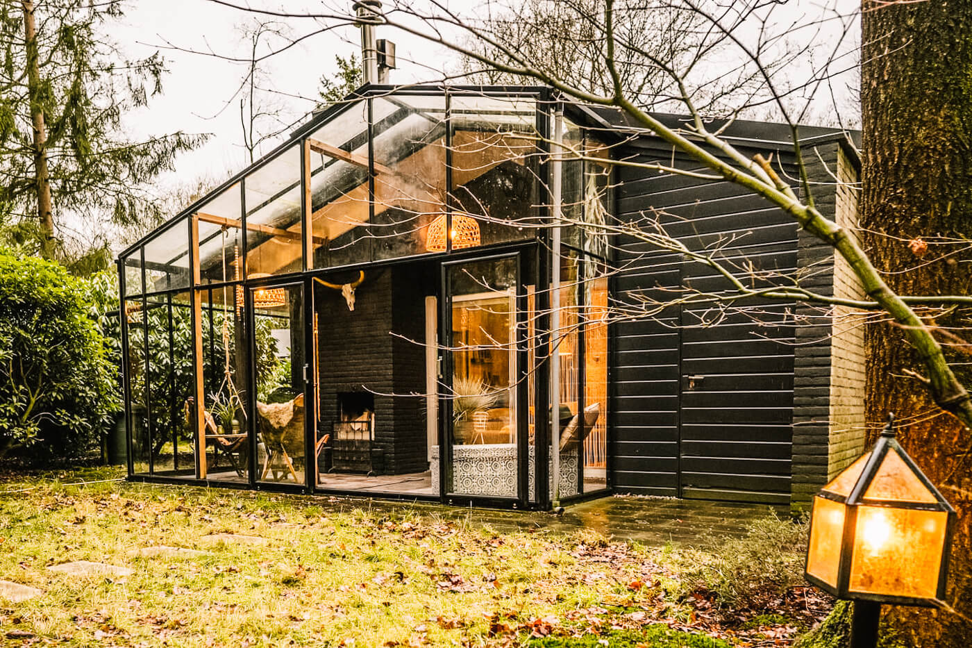 huisje in de natuur