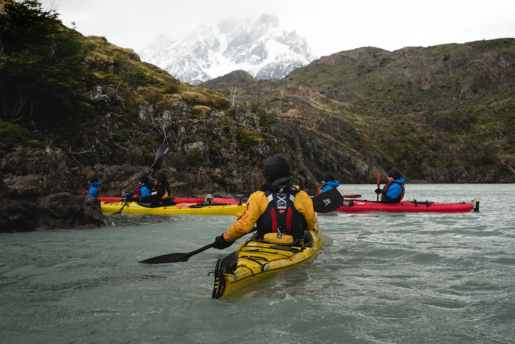 kajakken Torres del Paine patagonia