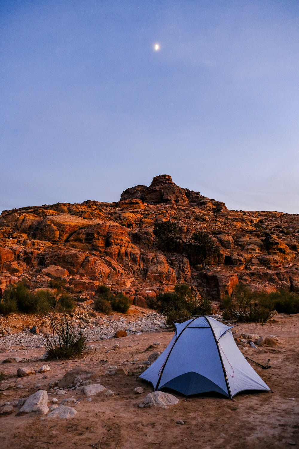 kamperen jordan trail jordanie