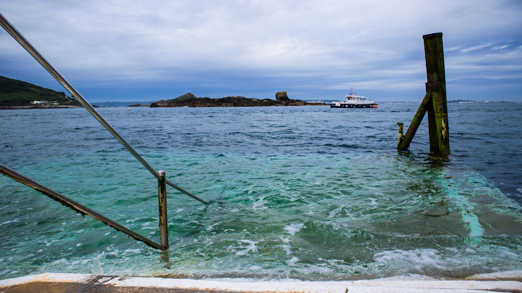 kanaaleilanden Rosiere Landing Steps Herm