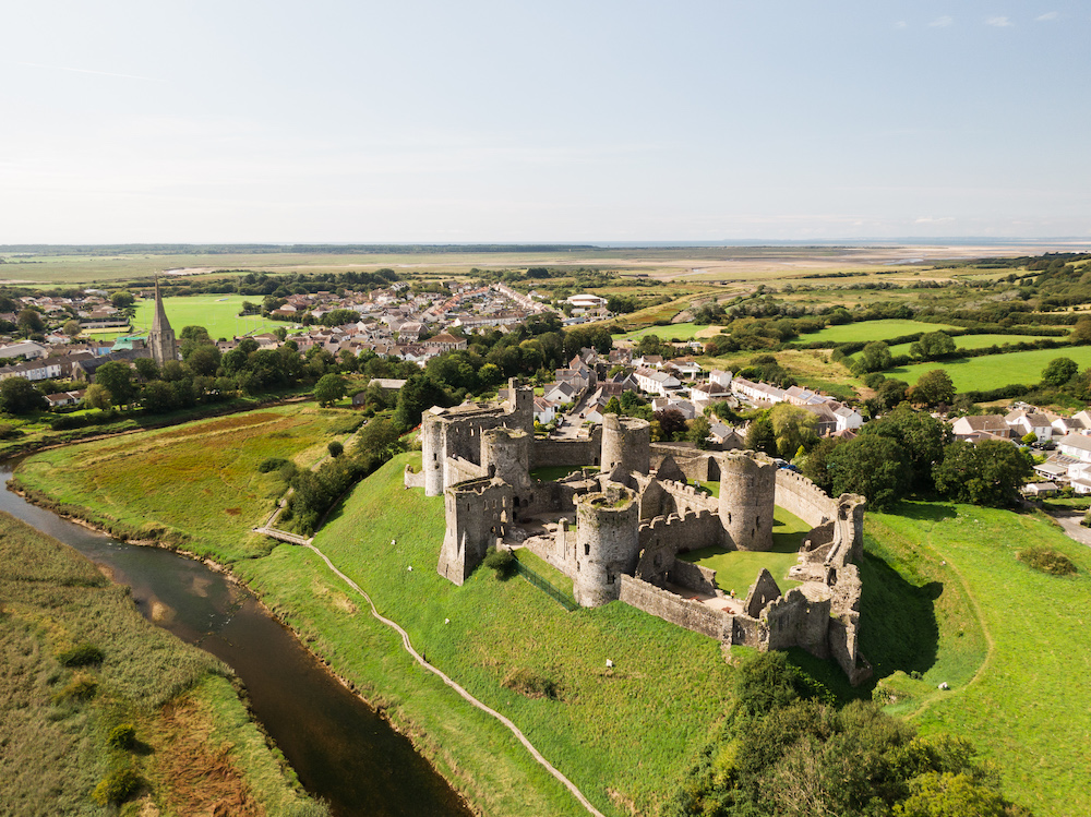 keltische kustroute Kidwelly Castle, Carmarthenshire (2)