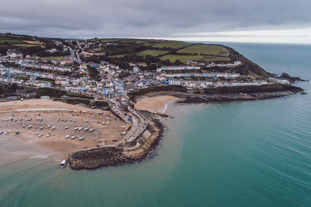 keltische kustroute New Quay, Ceredigion wales ierland