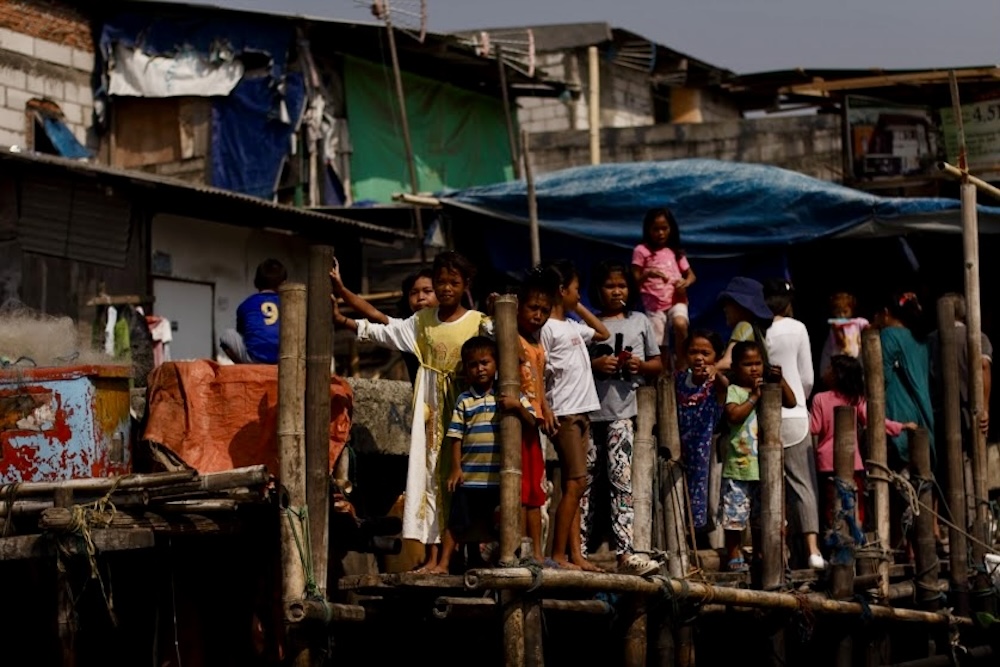 kinderen in Jakarta