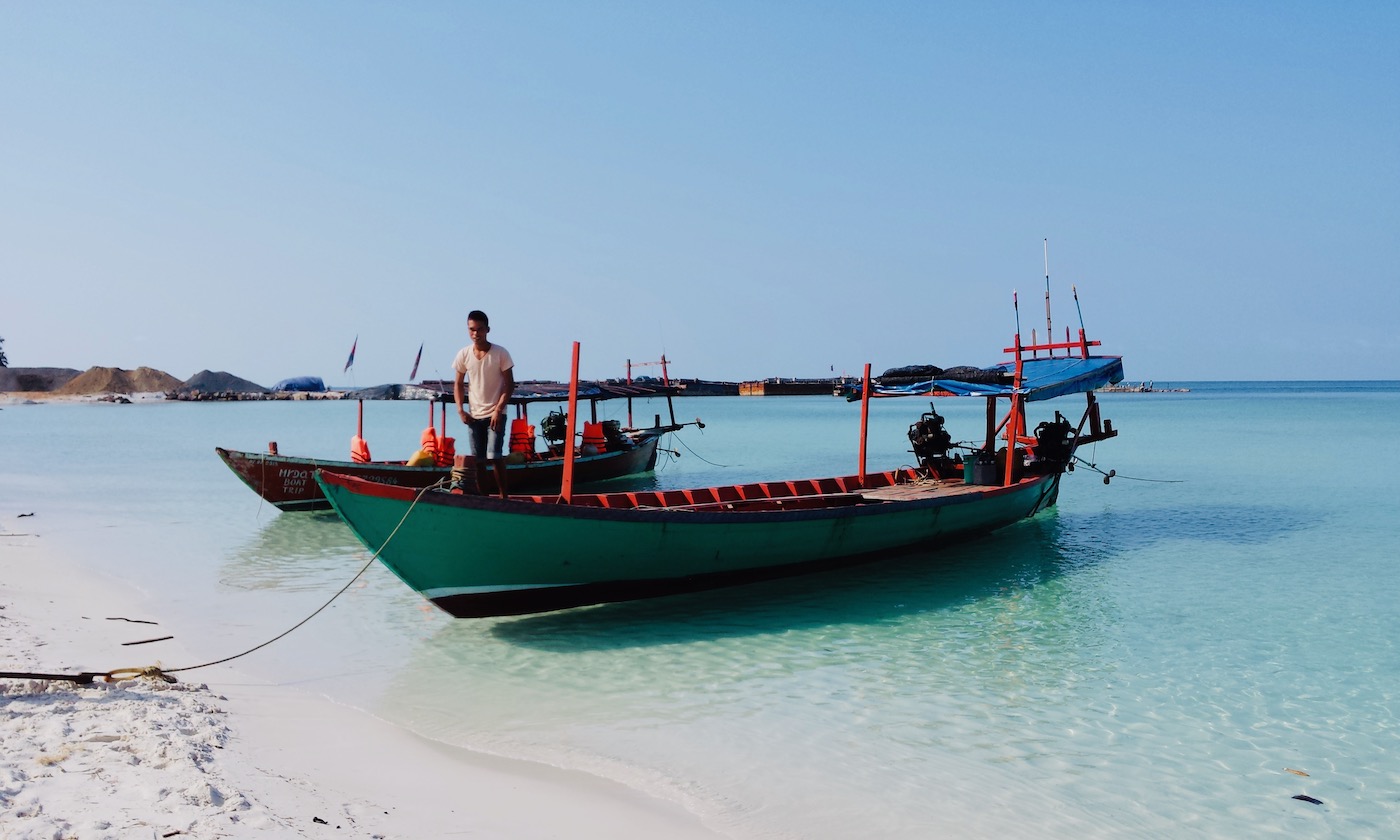 koh rong island cambodja boot