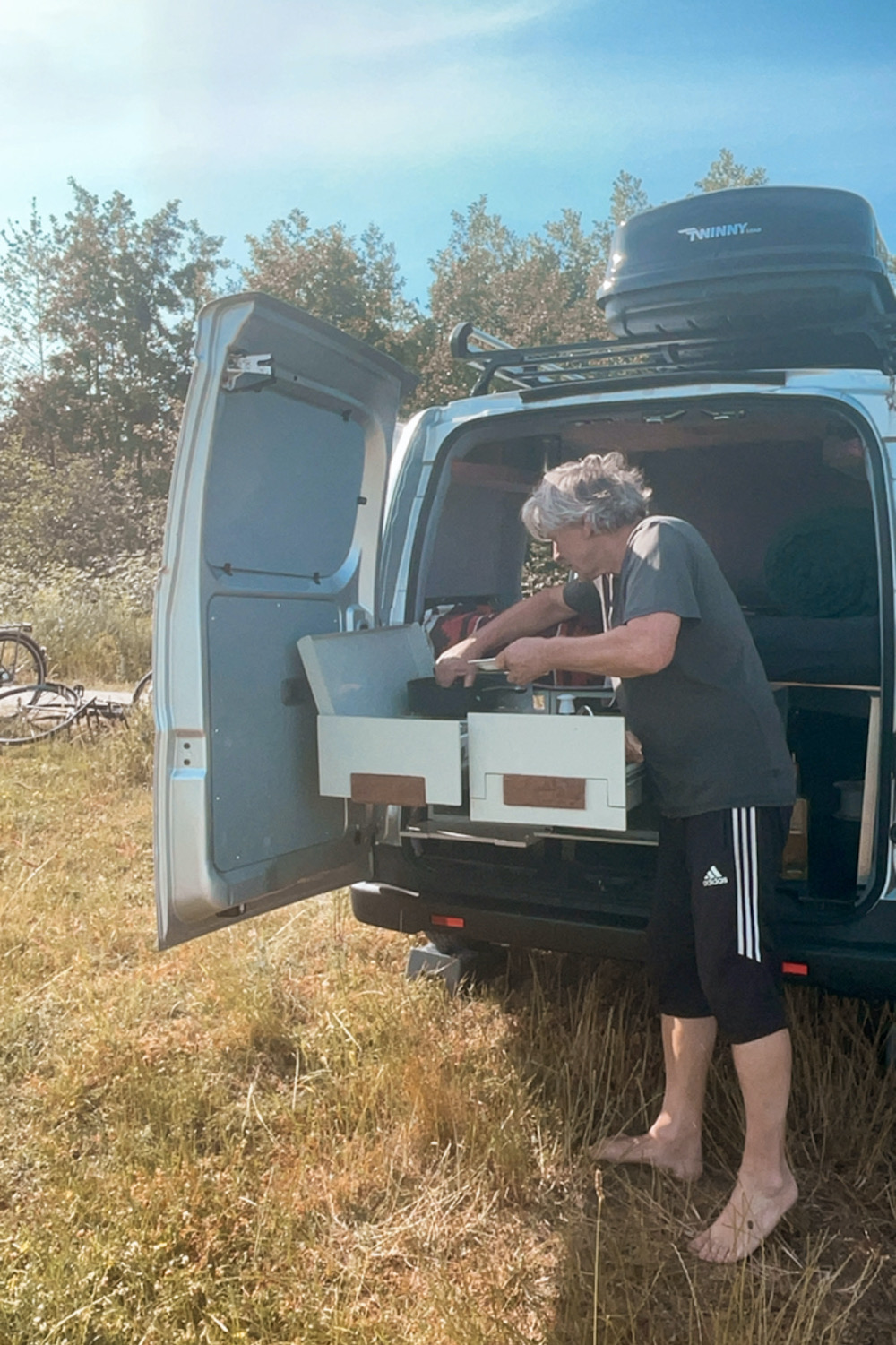 koken camper keuken op reis