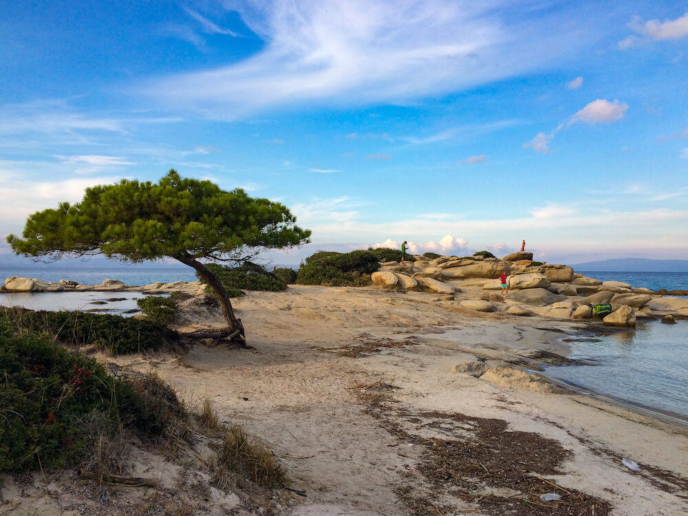 kust Chalkidiki griekenland