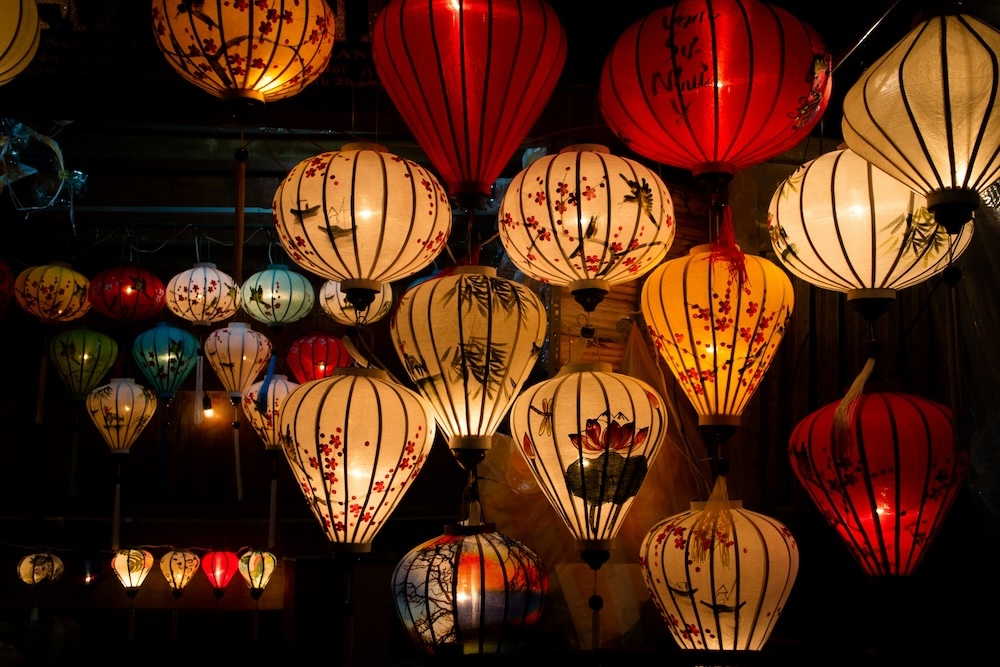 lampionnen in Hoi An