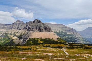 landschap Glacier National Park