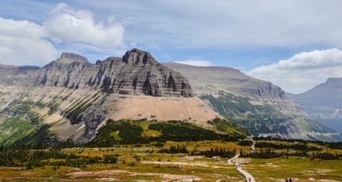 landschap Glacier National Park