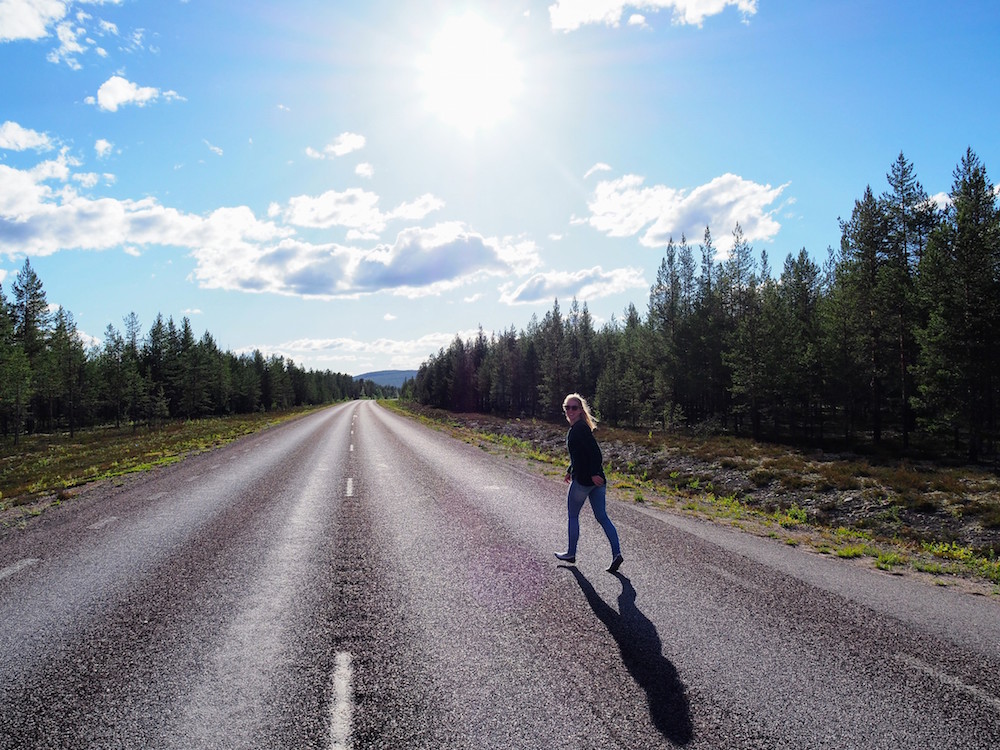 lege weg lapland autovakantie