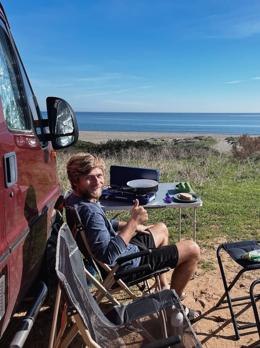 leven in een camper koken