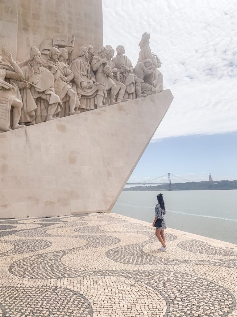 lisboa tipa monument van de ontdekking