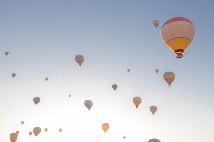 luchtballonnen kijken turkije Cappadocia