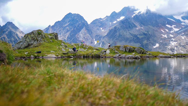 meer zomervakantie stubaital Hiken bij gletscher