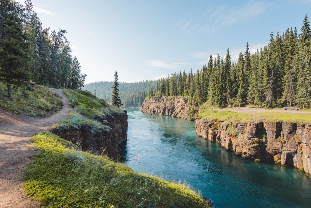 miles canyon in yukon 